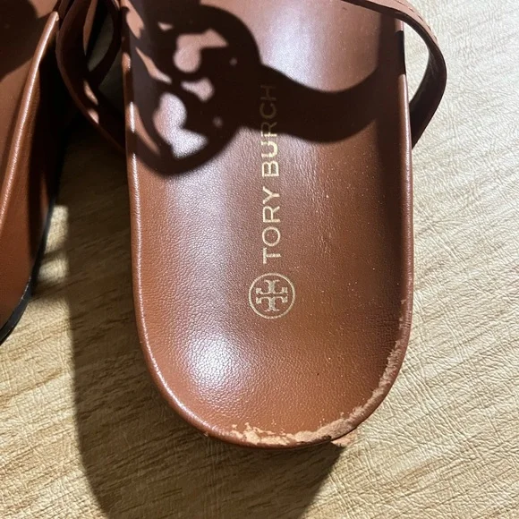 Tory Burch Miller Cloud Tan Sandals 7.5 - Picture 6 of 8
